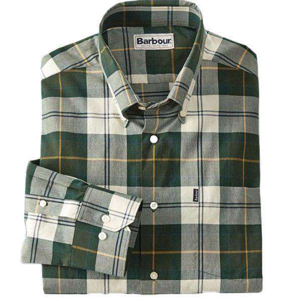 Herbert Tailored Fit Button Down in Ancient Tartan by Barbour - Country Club Prep