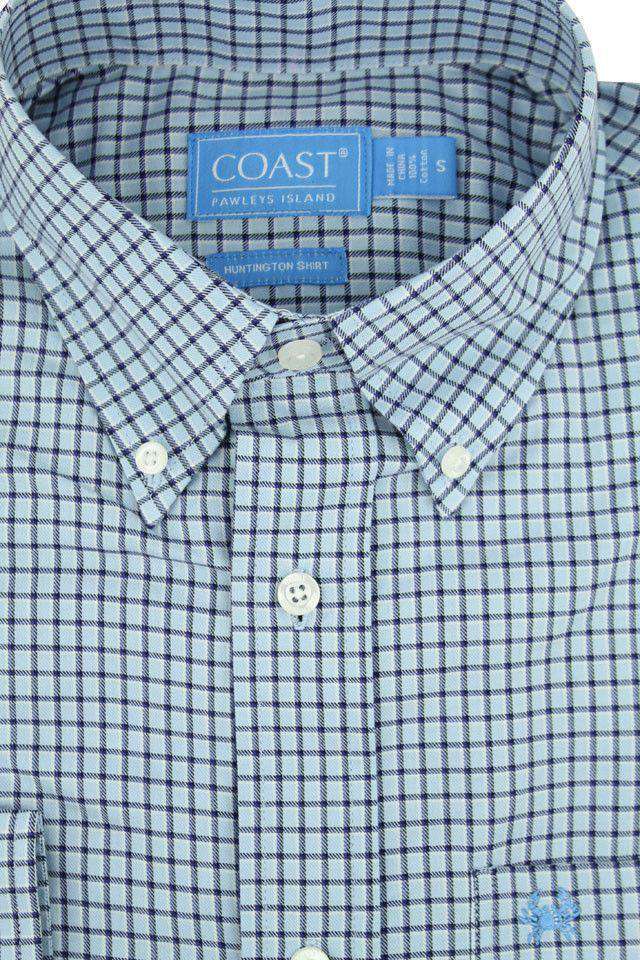 Huntington Shirt in True Blue by Coast - Country Club Prep