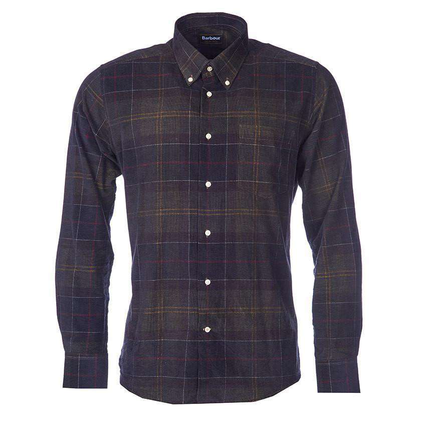 Lawerence Tailored Fit Button Down in Classic Tartan by Barbour - Country Club Prep