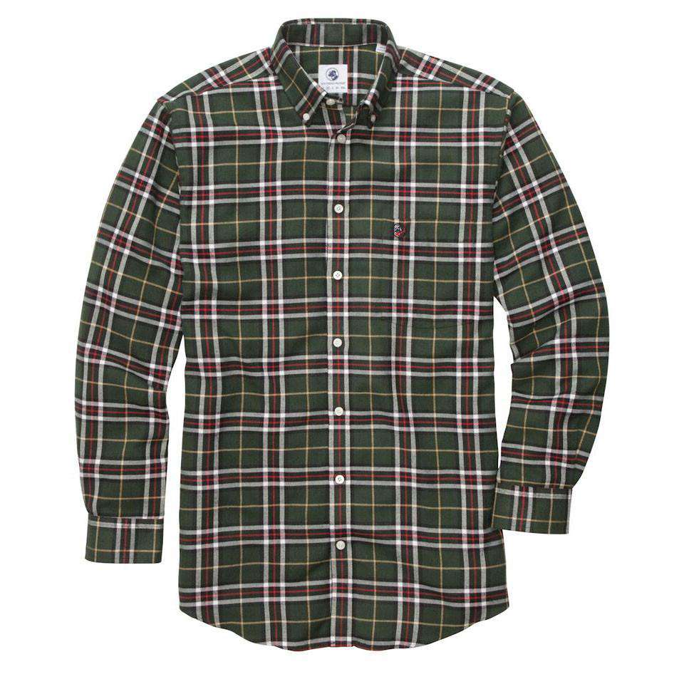 Lewis Southern Shirt in Forest Green Plaid by Southern Proper - Country Club Prep
