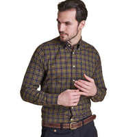 Malcolm Tailored Fit Button Down in Classic Tartan by Barbour - Country Club Prep