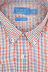 Marina Fishing Shirt in Coral Reef Tattersall by Coast - Country Club Prep