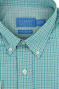 Marina Fishing Shirt in Gulfstream Tattersall by Coast - Country Club Prep