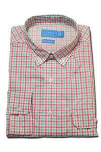 Marina Fishing Shirt in Snapper by Coast - Country Club Prep