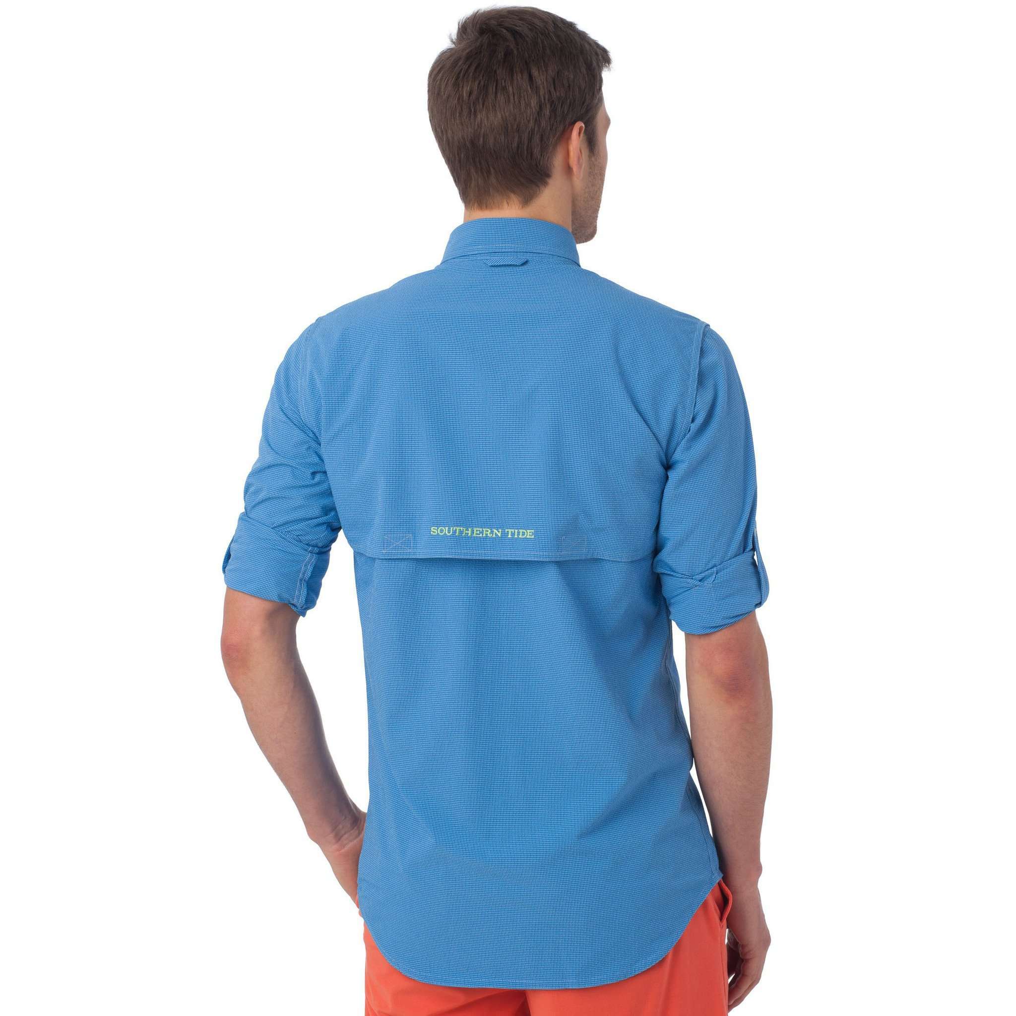 Marlin Check Fishing Shirt in Royal Blue by Southern Tide - Country Club Prep