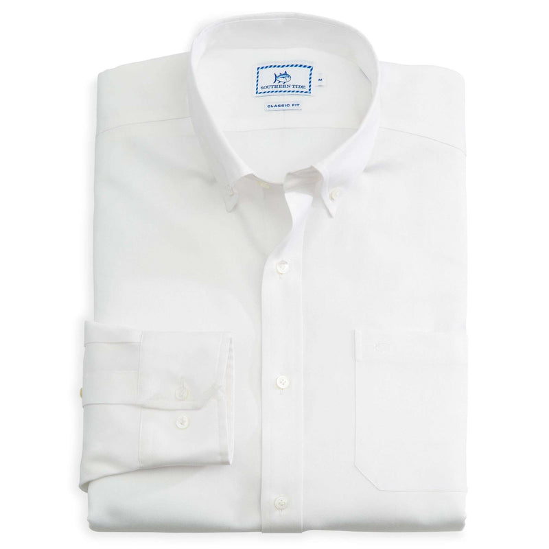 Modern Royalty Classic Fit Sport Shirt in Classic White by Southern Tide - Country Club Prep