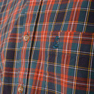 Montgomery Plaid Button Down in Red by Brewer's Lantern - Country Club Prep