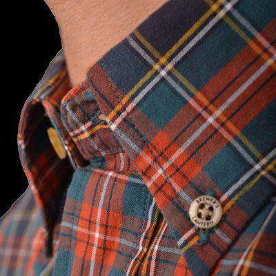 Montgomery Plaid Button Down in Red by Brewer's Lantern - Country Club Prep