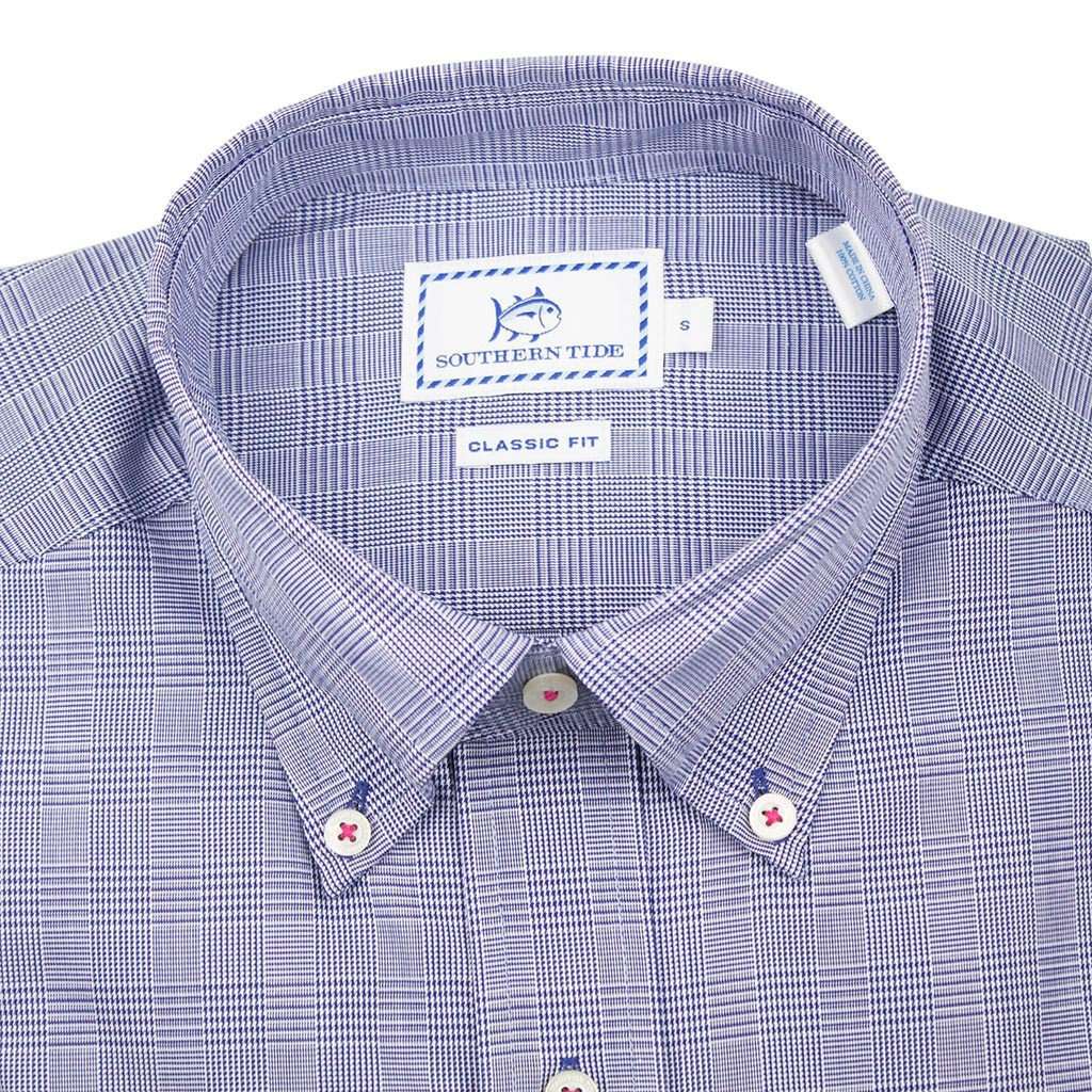 Moultrie Plaid Sport Shirt in Yacht Blue by Southern Tide - Country Club Prep