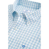 Nassau Gingham Intercoastal Performance Shirt in Sky Blue by Southern Tide - Country Club Prep