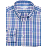 North Lagoon Plaid Tailored Sport Shirt in Orchid by Southern Tide - Country Club Prep