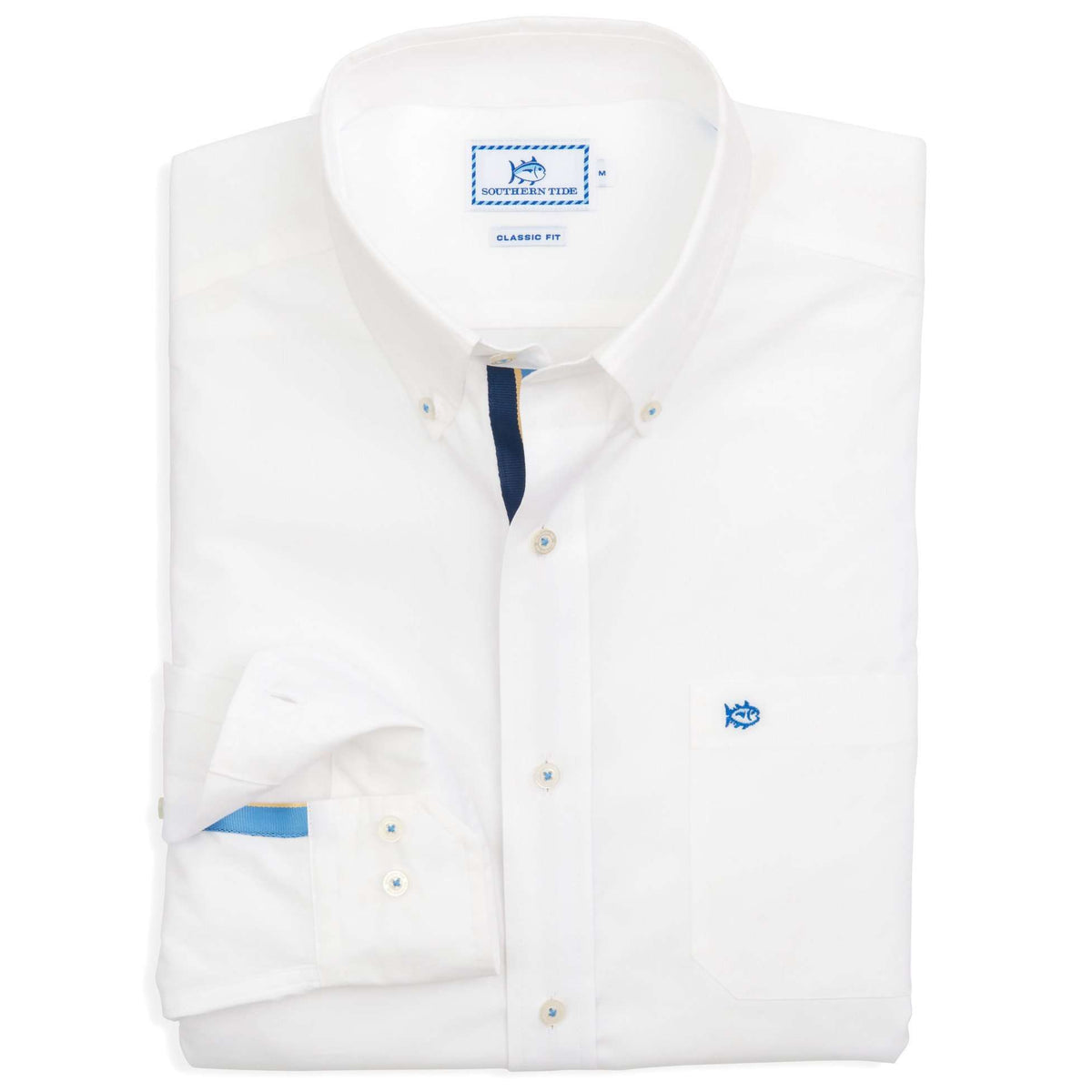 Ocean Point Sport Shirt in Classic White by Southern Tide - Country Club Prep