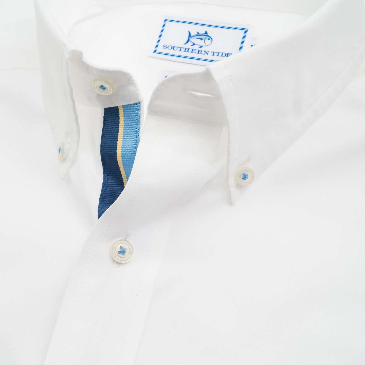 Ocean Point Sport Shirt in Classic White by Southern Tide - Country Club Prep