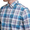 Orson Tailored Fit Button Down in Blue by Barbour - Country Club Prep