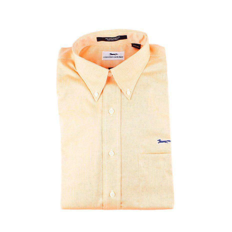 Oxford Button Down in Cantaloupe by Country Club Prep - Country Club Prep