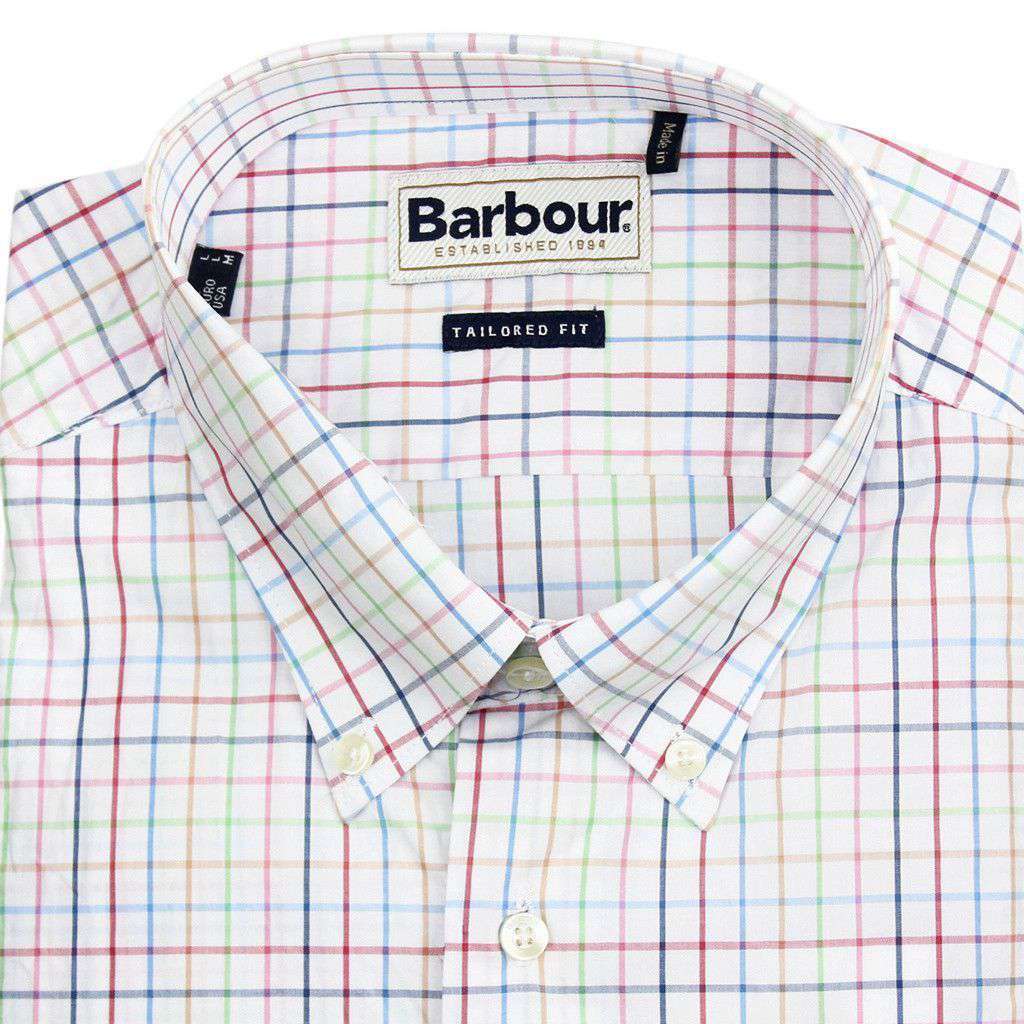 Patrick Tailored Fit Button Down in Pink by Barbour - Country Club Prep