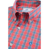 Port Royal Plaid Sport Shirt in Sunset Coral by Southern Tide - Country Club Prep