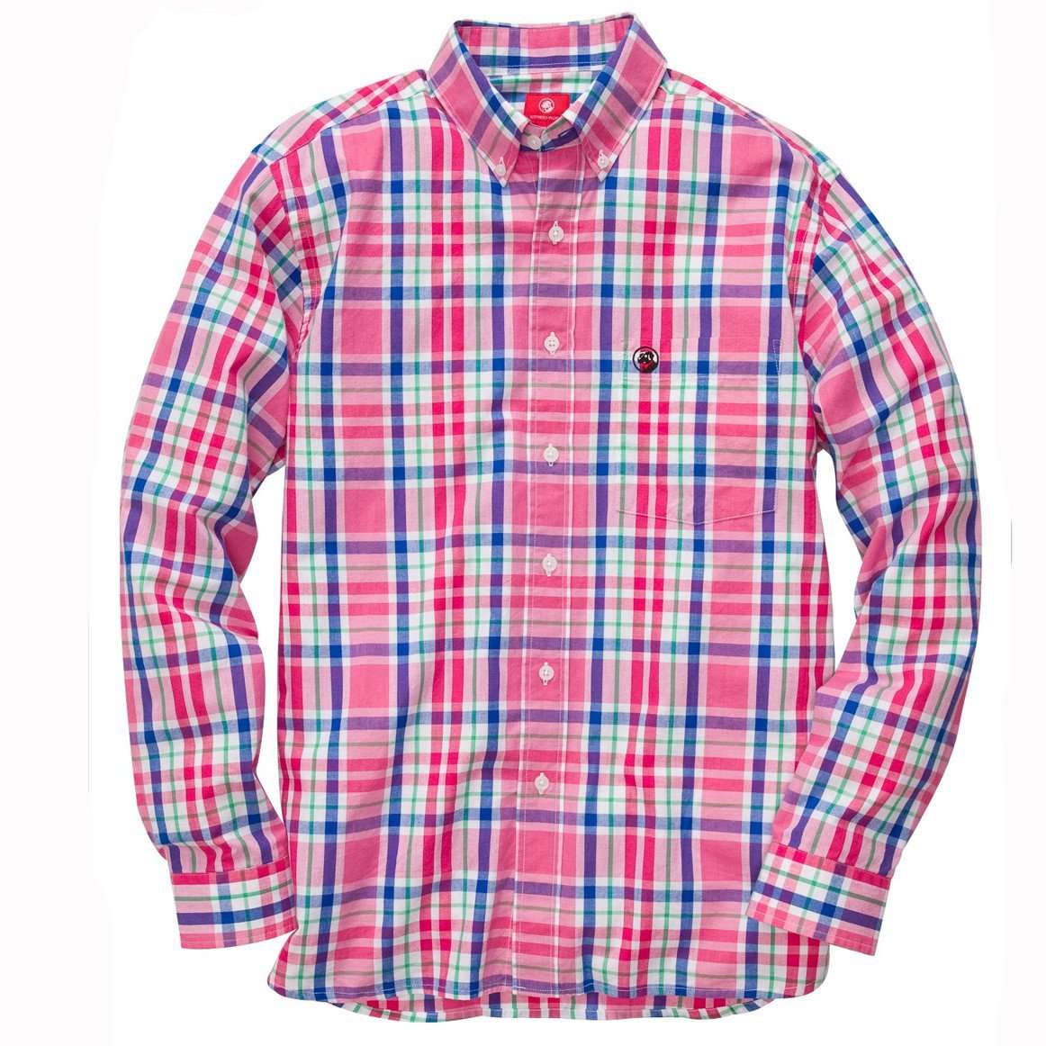 Rich Red Southern Shirt by Southern Proper - Country Club Prep