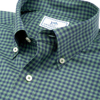 Ridgeland Plaid Sport Shirt in Dark Green by Southern Tide - Country Club Prep