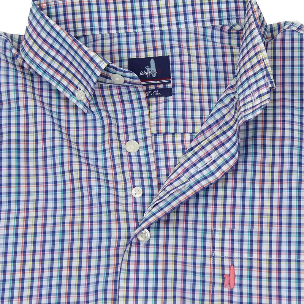 Riviera Prep-Formance Button Down in Maritime by Johnnie-O - Country Club Prep