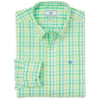 Royall Avenue Check Sport Shirt in Lime by Southern Tide - Country Club Prep