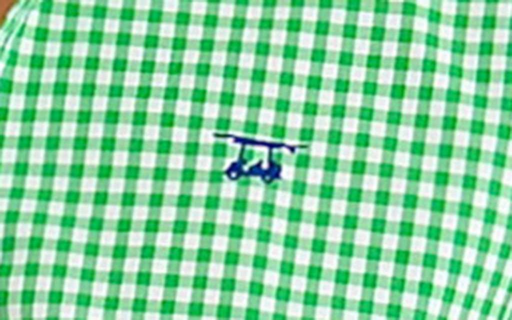 Shoals Club Button Down in Green Gingham by Bald Head Blues - Country Club Prep