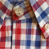 Shoals Club Button Down Shirt in Red Check by Bald Head Blues - Country Club Prep