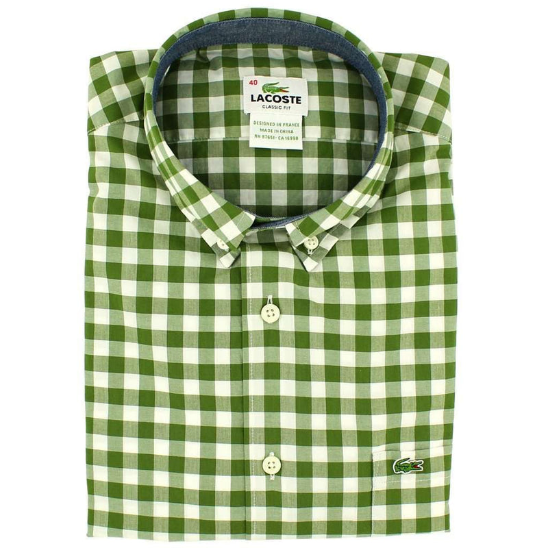 lacoste dress shirts on sale Lacoste Men's Regular Fit Cotton Shirt