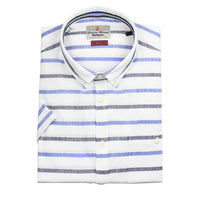 Short Sleeve Slim Fit Button Down in Whisper White by Barbour - Country Club Prep