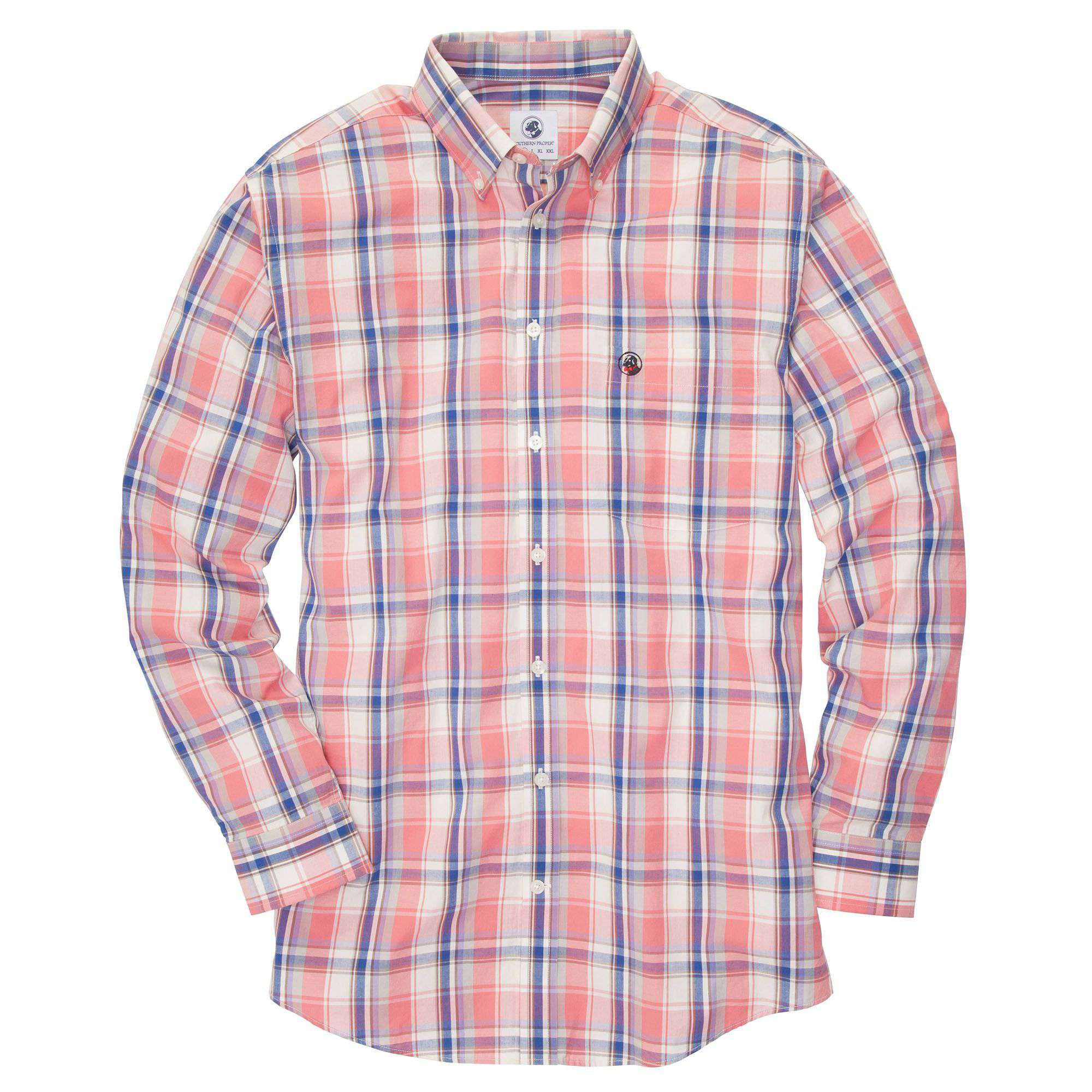 Southern Shirt in Madras Red by Southern Proper - Country Club Prep