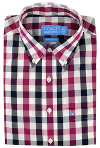 Sport Shirt in Gingham Granita by Coast - Country Club Prep