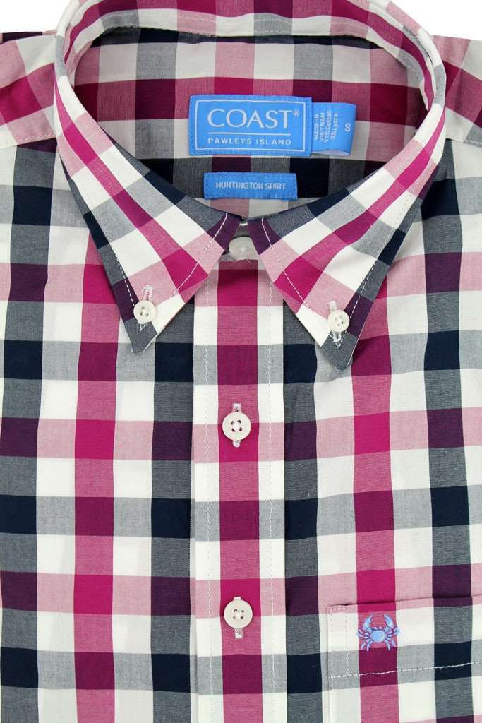 Sport Shirt in Gingham Granita by Coast - Country Club Prep