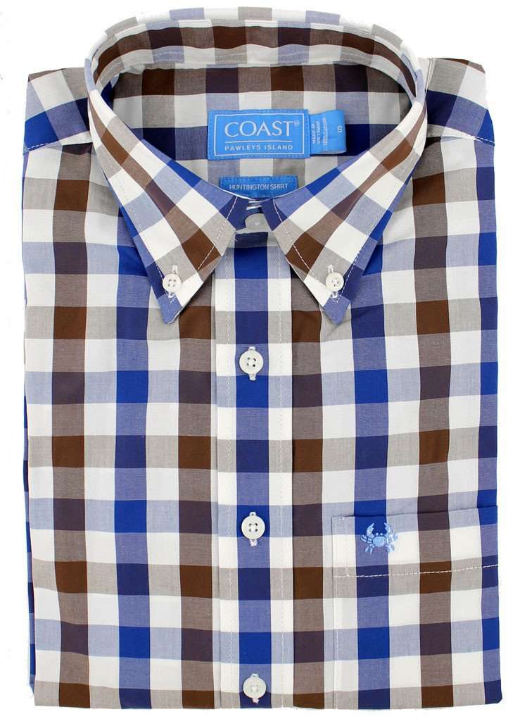 Sport Shirt in Gingham Monaco by Coast - Country Club Prep