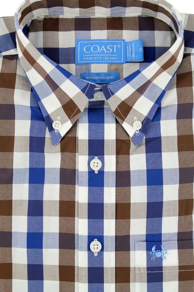 Sport Shirt in Gingham Monaco by Coast - Country Club Prep