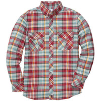 Sportsman Field Flannel Shirt in Red by Southern Proper - Country Club Prep