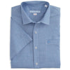 Tailored Short Sleeve Cast Off Check Sport Shirt in Over Sea Blue by Southern Tide - Country Club Prep