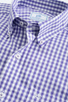 Team Colors Gingham Sport Shirt in Regal Purple by Southern Tide - Country Club Prep