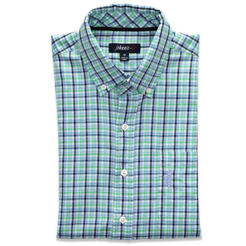 The Bayshore Button-Down in Riptide by Johnnie-O - Country Club Prep