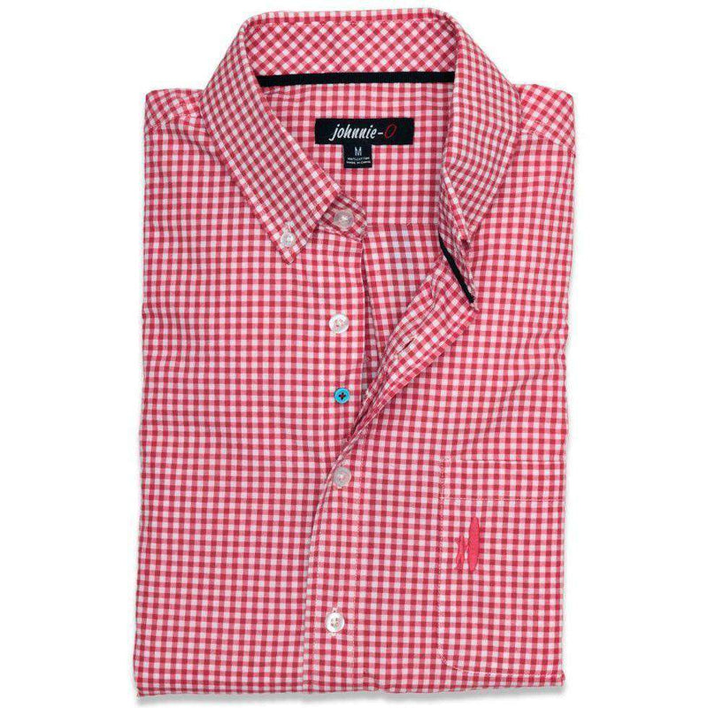 The Berner Button-Down in Samba Red by Johnnie-O - Country Club Prep