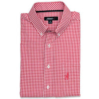 The Berner Button-Down in Samba Red by Johnnie-O - Country Club Prep
