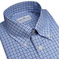 The Berwyn Button Down in Blue by Bird Dog Bay - Country Club Prep