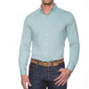 The Gingham Dress Shirt in Wright Light Green by Mizzen+Main - Country Club Prep