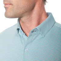 The Gingham Dress Shirt in Wright Light Green by Mizzen+Main - Country Club Prep