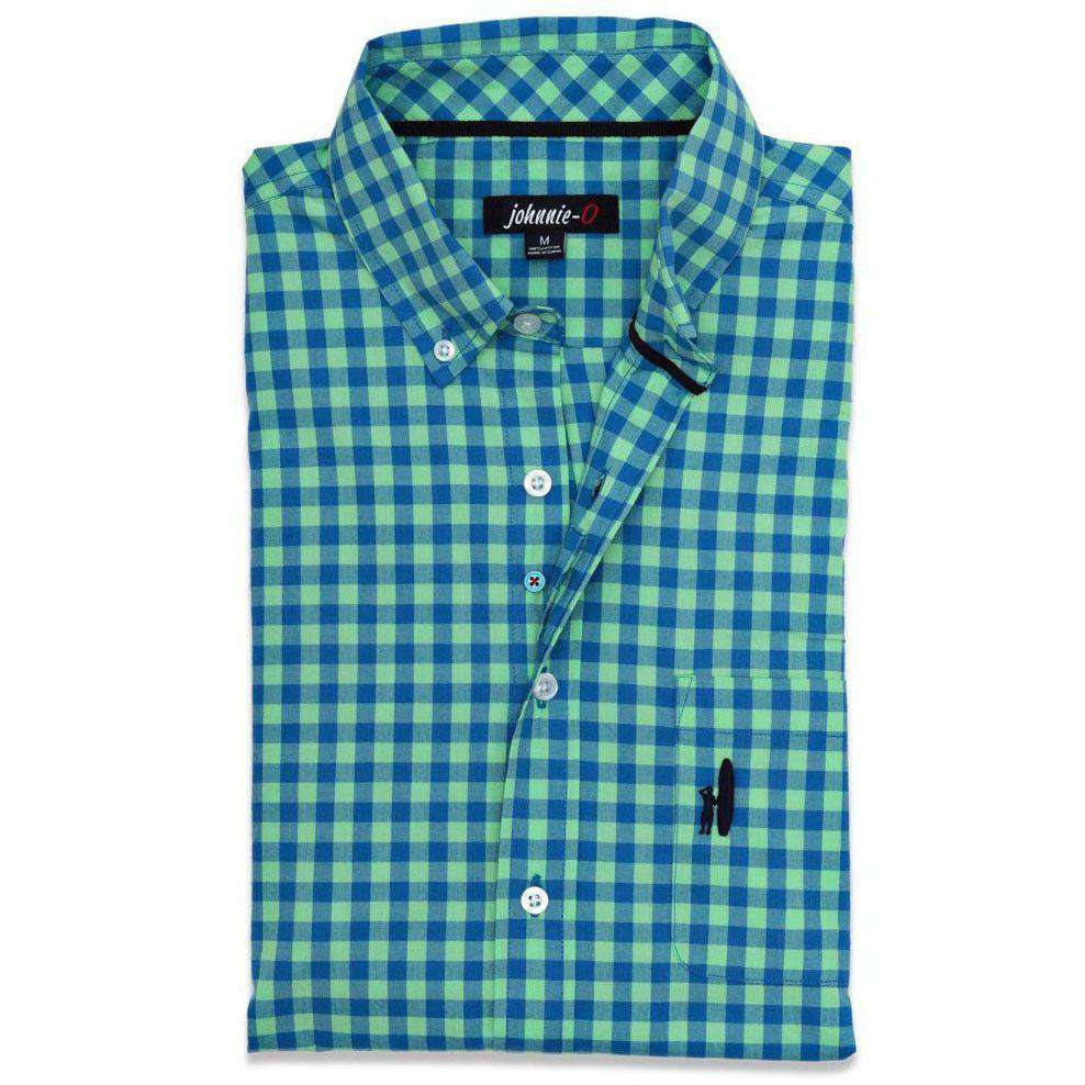 The Gulliver Button-Down in Blue by Johnnie-O - Country Club Prep