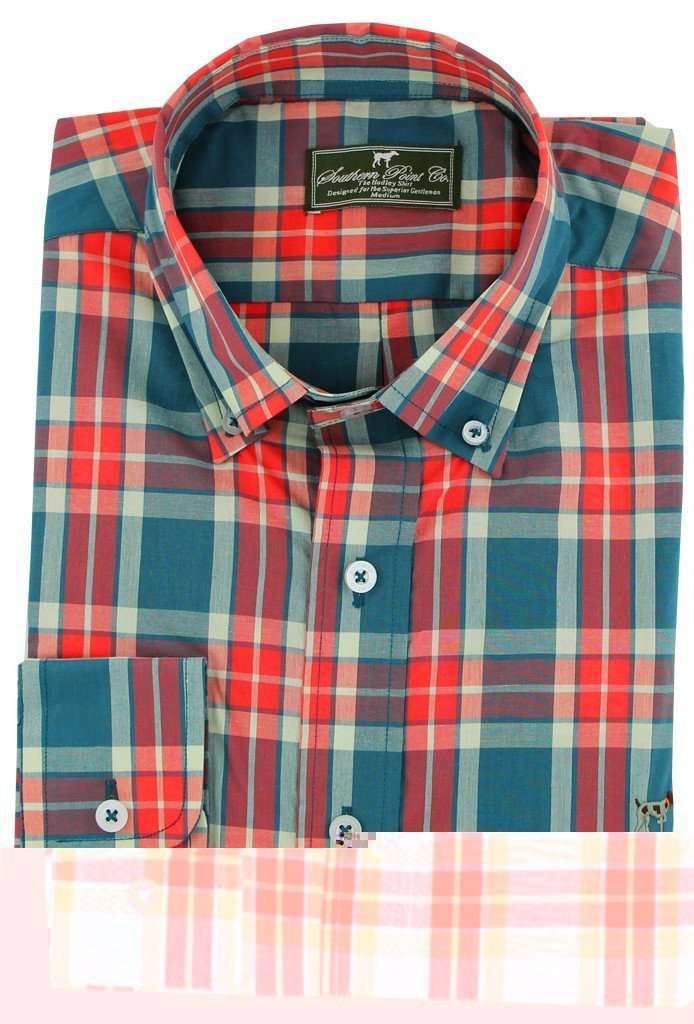 The Hadley Shirt in Cobb Plaid by Southern Point Co. - Country Club Prep