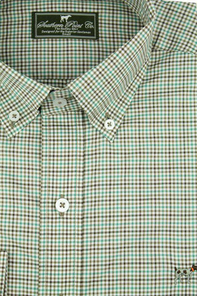 The Hadley Shirt in Hillside Check by Southern Point Co. - Country Club Prep