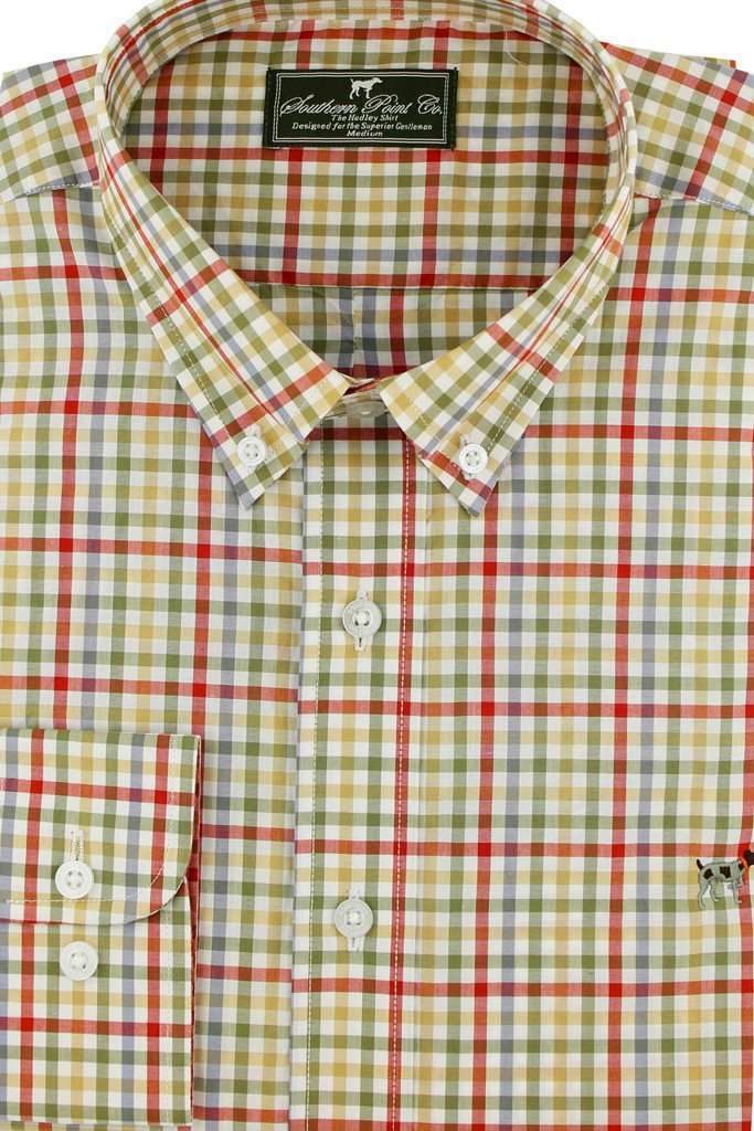 The Hadley Shirt in Marshland Plaid by Southern Point Co. - Country Club Prep