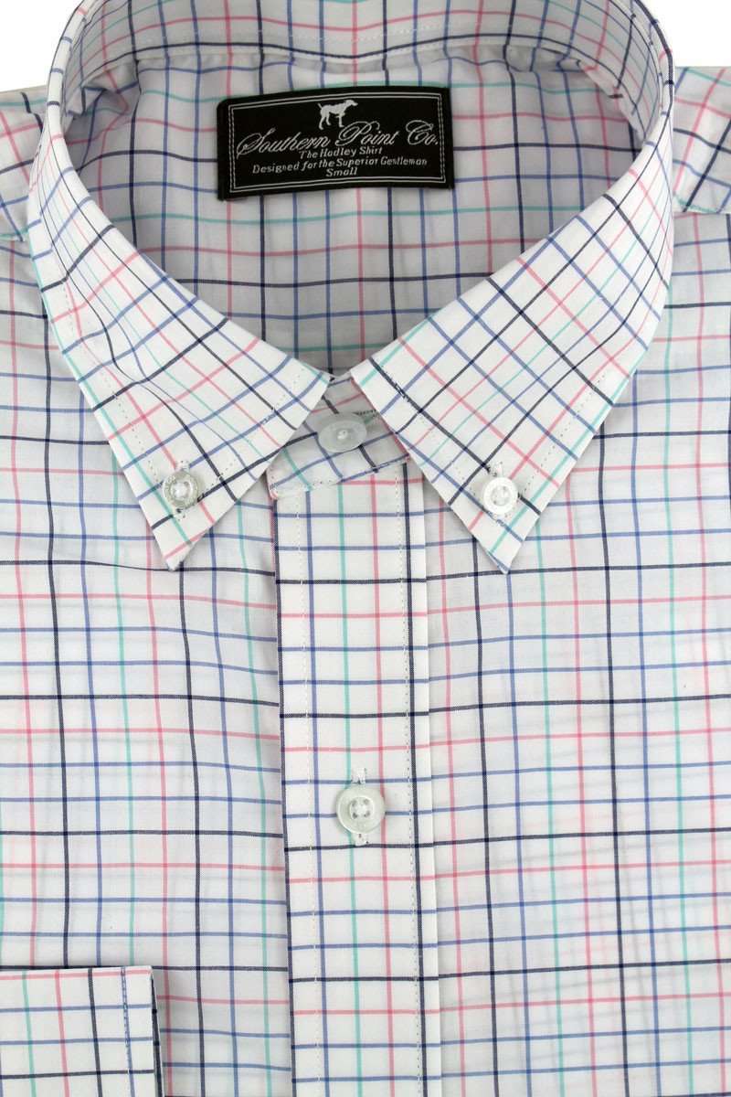 The Hadley Shirt in Paradise Check by Southern Point Co. - Country Club Prep