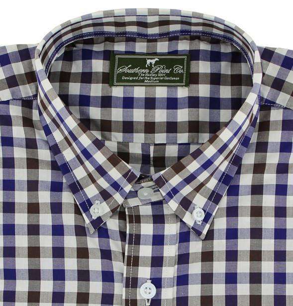 The Hadley Shirt in Waterfowl Check by Southern Point Co. - Country Club Prep