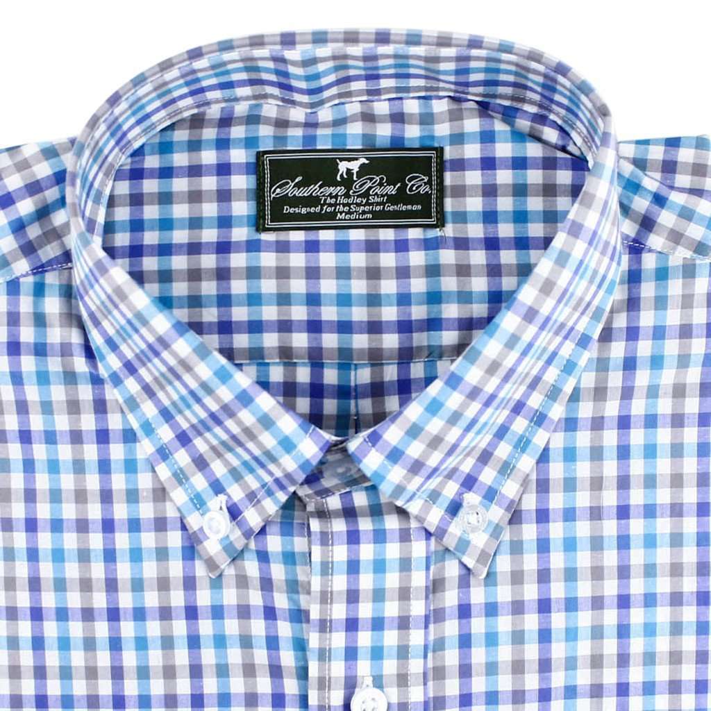 The Hadley Shirt Sea-Net Aqua by Southern Point Co. - Country Club Prep